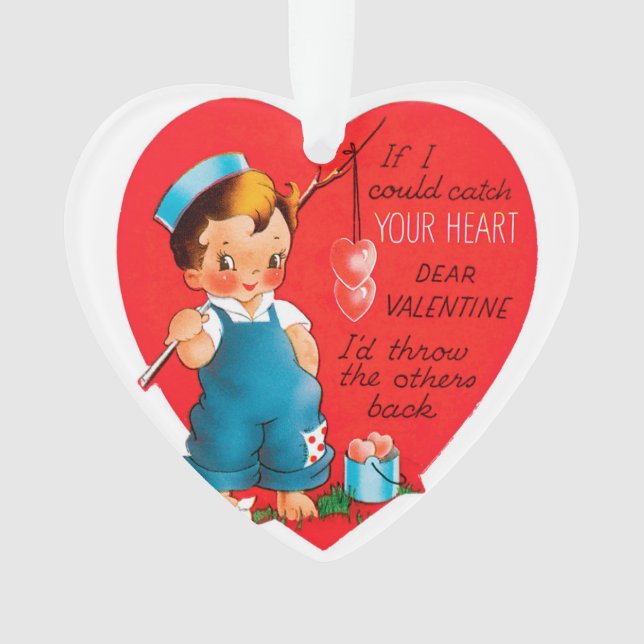 Antikes Valentine Ornament (Vorderseite)