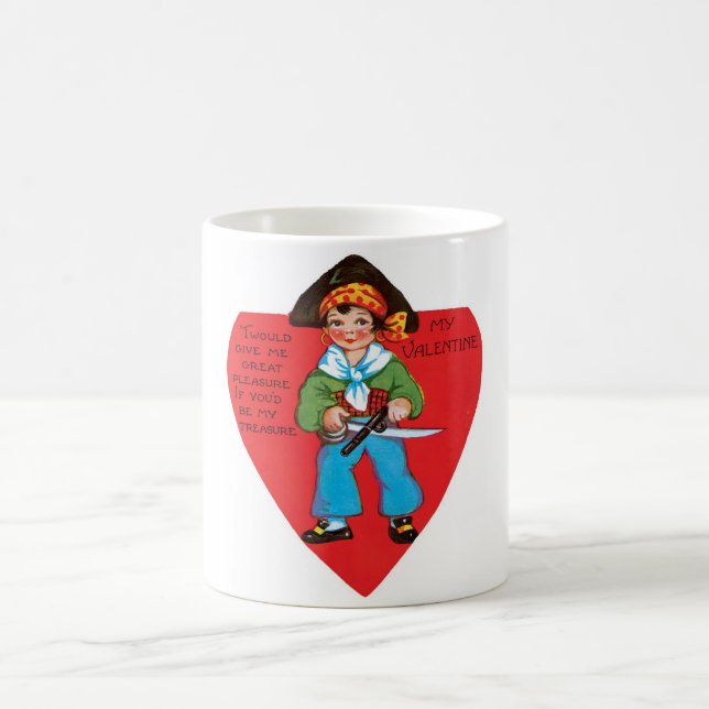Antikes Valentine Tasse (Mittel)