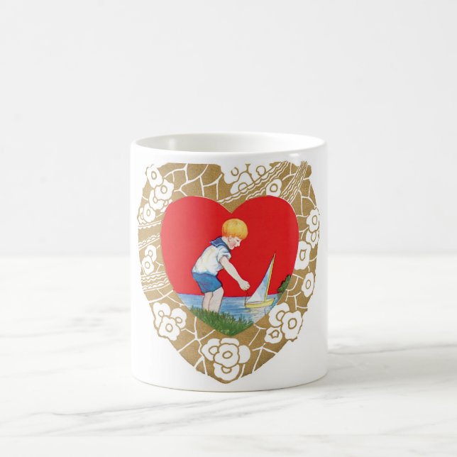 Antikes Valentine Tasse (Mittel)