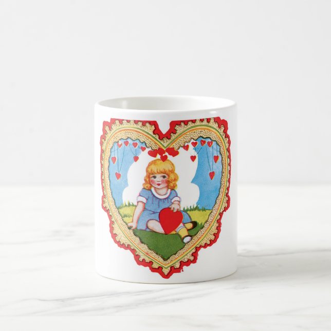 Antikes Valentine Tasse (Mittel)
