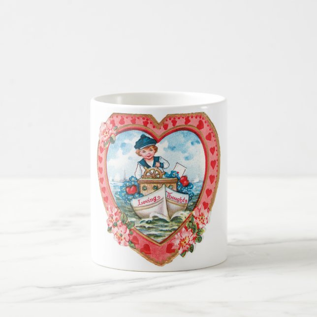 Antikes Valentine Tasse (Mittel)