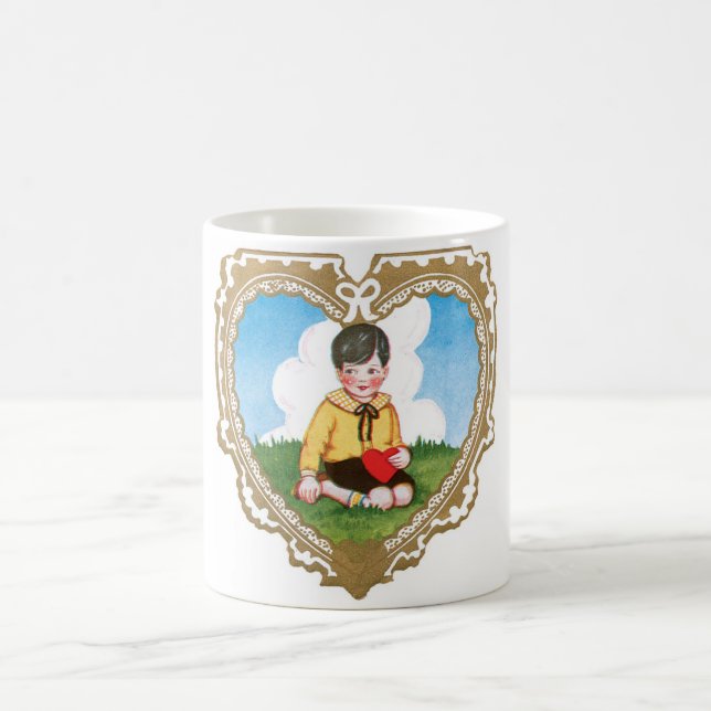 Antikes Valentine Tasse (Mittel)