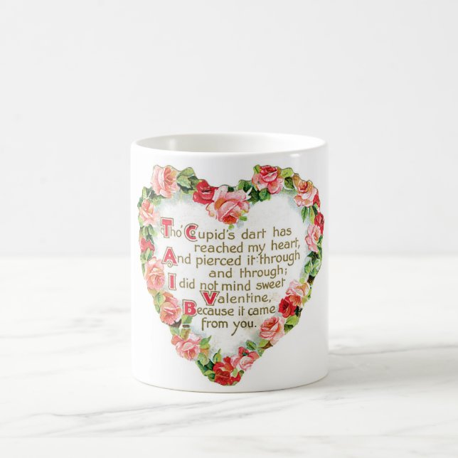 Antikes Valentine Tasse (Mittel)