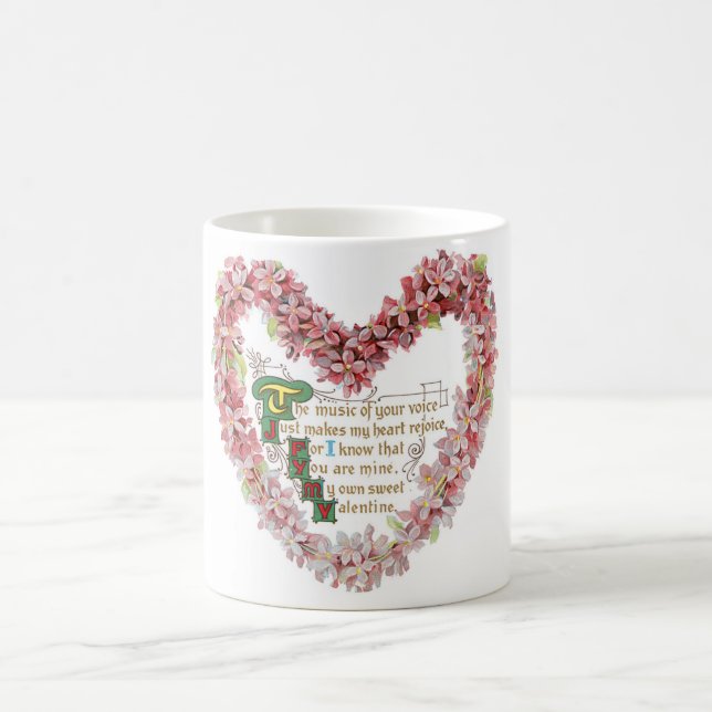 Antikes Valentine Tasse (Mittel)
