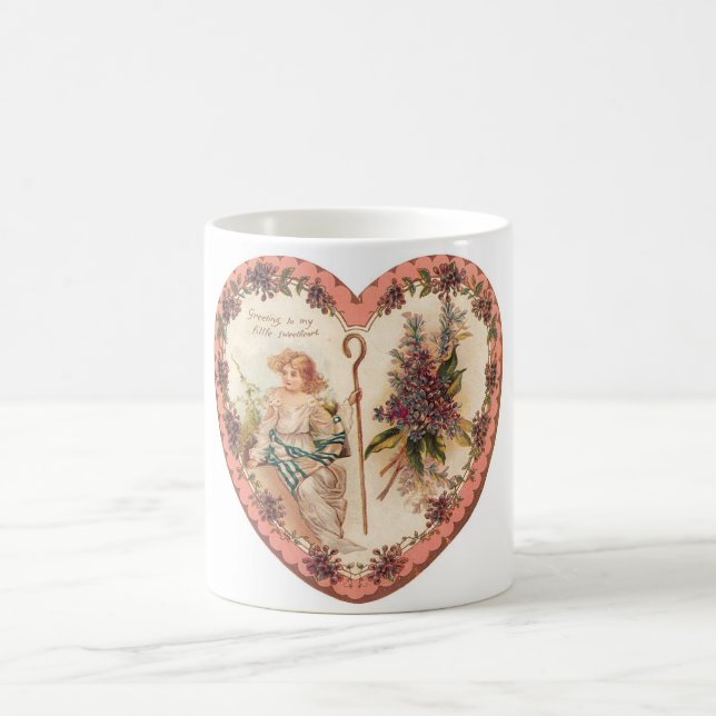 Antikes Valentine Tasse (Mittel)