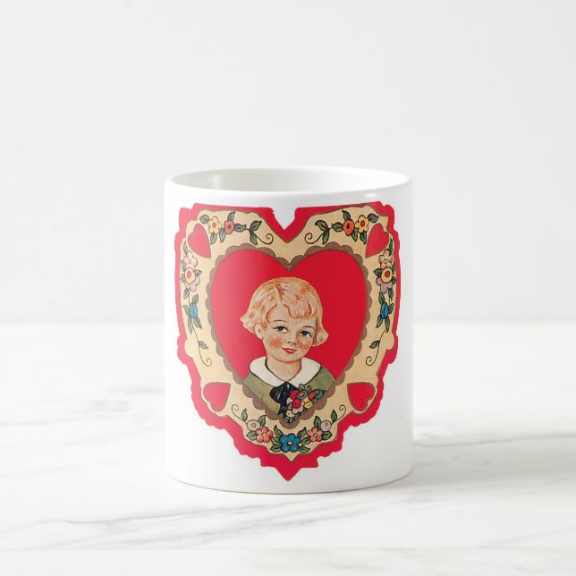 Antikes Valentine Tasse (Mittel)