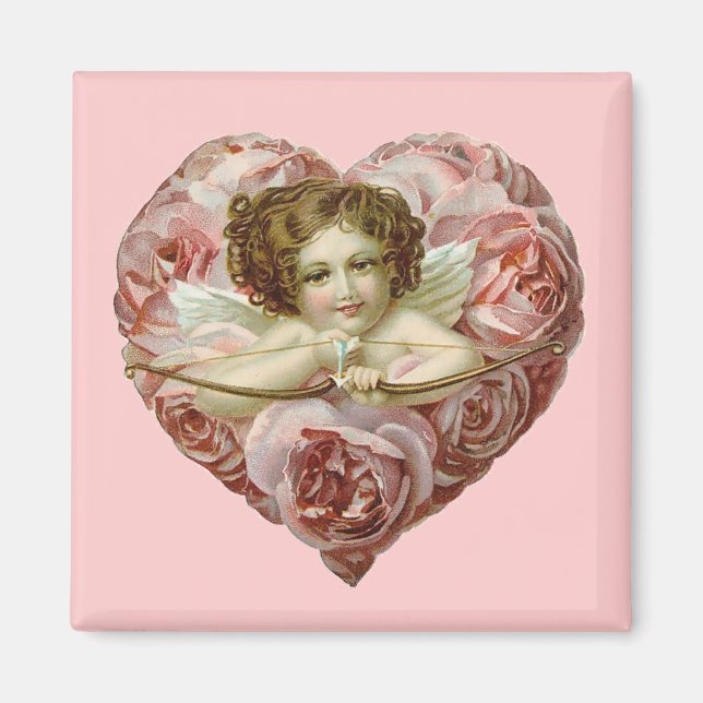 Antikes Valentinsherz Magnet (Vorne)
