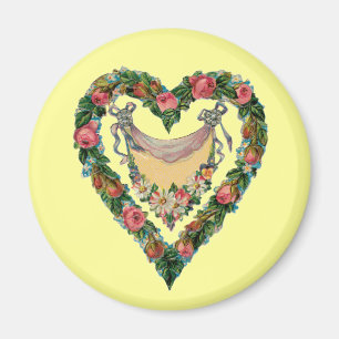 Antikes Valentinsherz Magnet