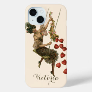 Antikes Valentinstag, viktorianische Dame auf eine Case-Mate iPhone Hülle