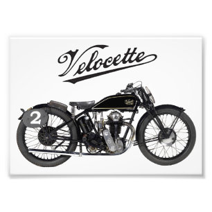 Antikes Velocette-Motorrad / England Fotodruck
