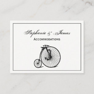 Antikes Velociped Penny Farthing Fahrrad Bike Visitenkarte