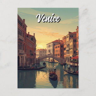 Antikes Venedig Italien Reise Souvenir Postkarte