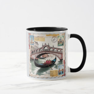 Antikes Venedig-Postkartenmotiv Tasse