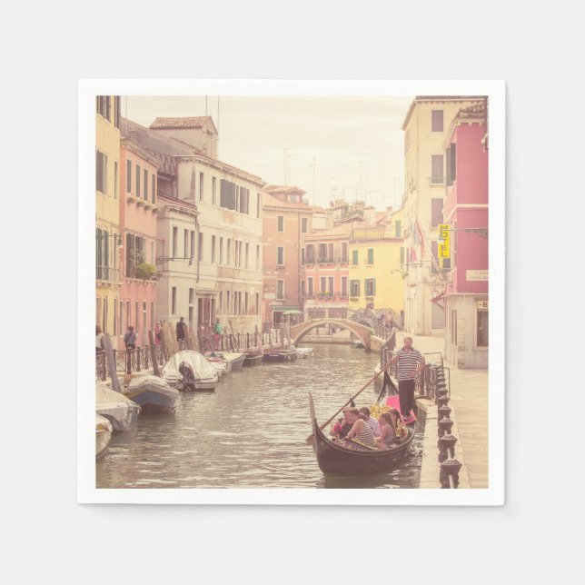 Antikes Venedig Serviette (Vorderseite)