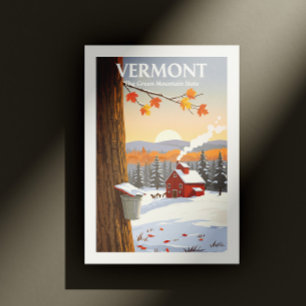 Antikes Vermont Postkarte