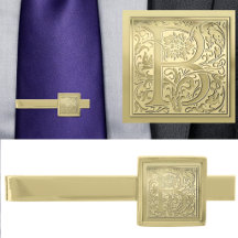 Antikes verziertes graviertes Initial B Monogramm