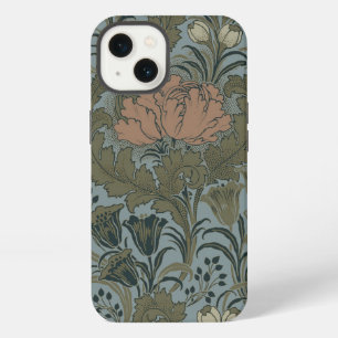 Antikes viktorianisches Blumenmuster Salbei Terrak iPhone 13 Hülle