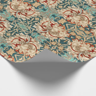 Antikes viktorianisches botanisches Geschenkpapier