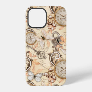 Antikes viktorianisches shabby chic Land Muster iPhone 12 Pro Hülle
