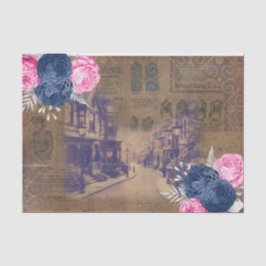 Antikes viktorianisches Straßen-Altpapier-Tissue-P Seidenpapier