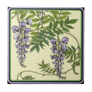 Antikes violettes Wisteria-Fliese Fliese