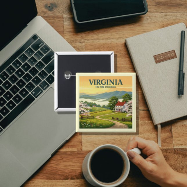 Antikes Virginia Button (Von Creator hochgeladen)