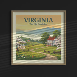 Antikes Virginia Poster