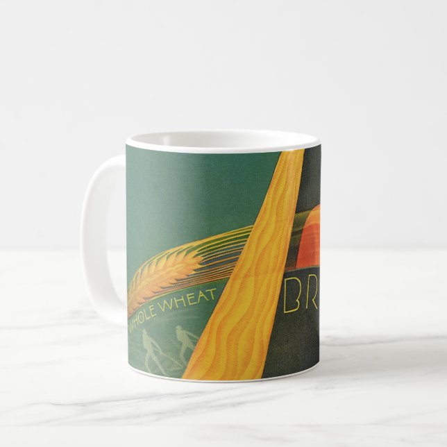 Antikes Vollkornbrot Tasse (Vorderseite Links)
