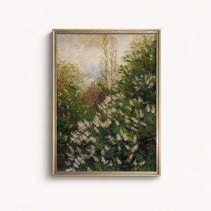 Antikes Wald-Wildblumen-Poster Poster