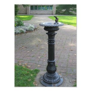 Antikes Wasser-Trinkbrunnen Fotodruck