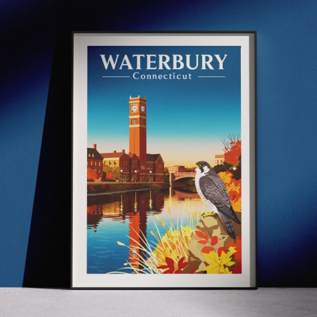 Antikes Waterbury Connecticut Poster (Von Creator hochgeladen)