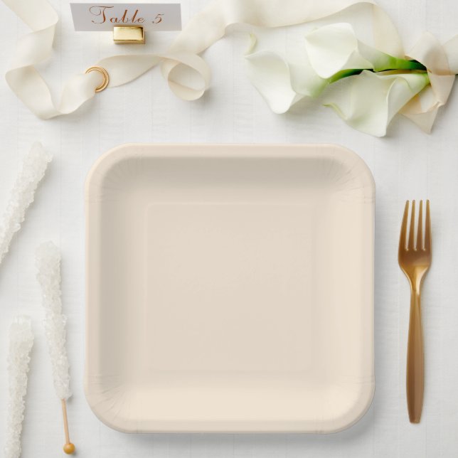Antikes Weiß Pappteller (Hochzeit)