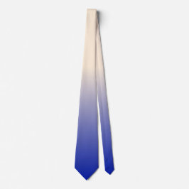 Antikes Weiß und Blau Ombre Farben Krawatte
