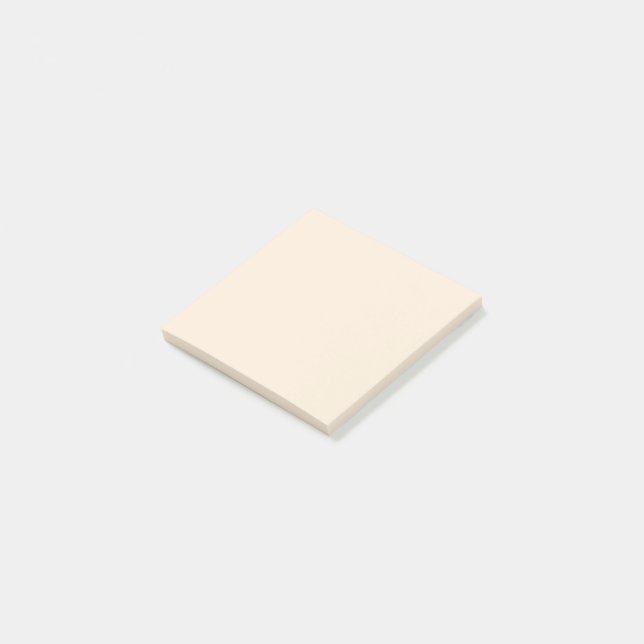 Antikes Weiß (Vollfarbe)  Post-it Klebezettel (angewinkelt)