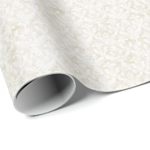 Antikes weißes Damast-Coquette-Geschenkpapier Geschenkpapier