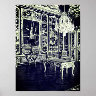 Antikes Wien Schonbrunn Palast Vieux Laque Zimmer Poster