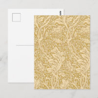 Antikes William Morris Arcadia Gold Nahtlos