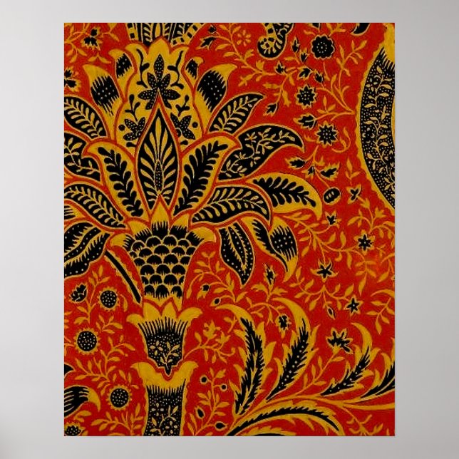 Antikes William Morris India Tapete Poster (Vorne)