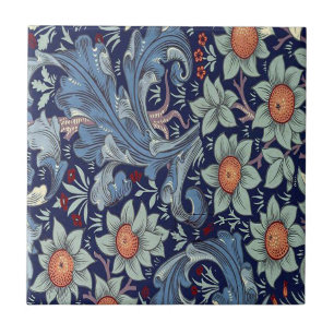 Antikes William Morris Obstgarten-Muster Fliese