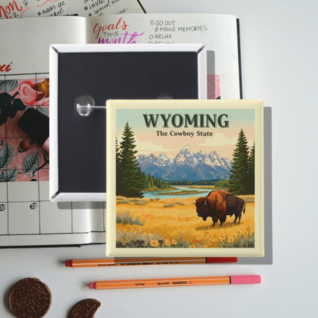 Antikes Wyoming Button (Von Creator hochgeladen)