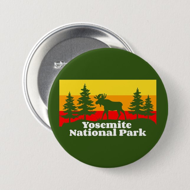 Antikes Yosemite Button (Vorne & Hinten)