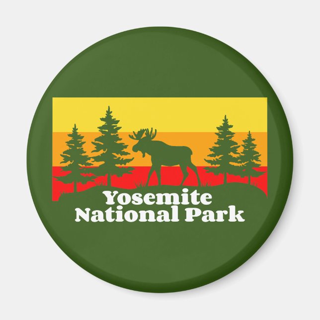 Antikes Yosemite Magnet (Vorne)
