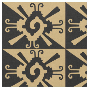 Antikes zentralamerikanisches Design-Muster Stoff