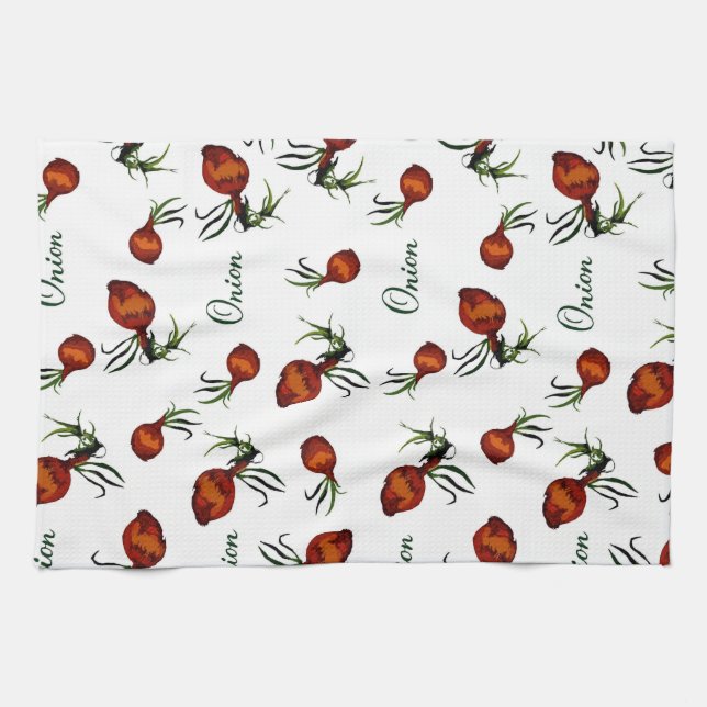 Antikes Zwiebelmuster Handtuch (Horizontal)