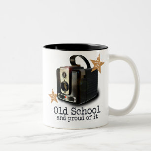 Antikkamera Alte Schule Tasse
