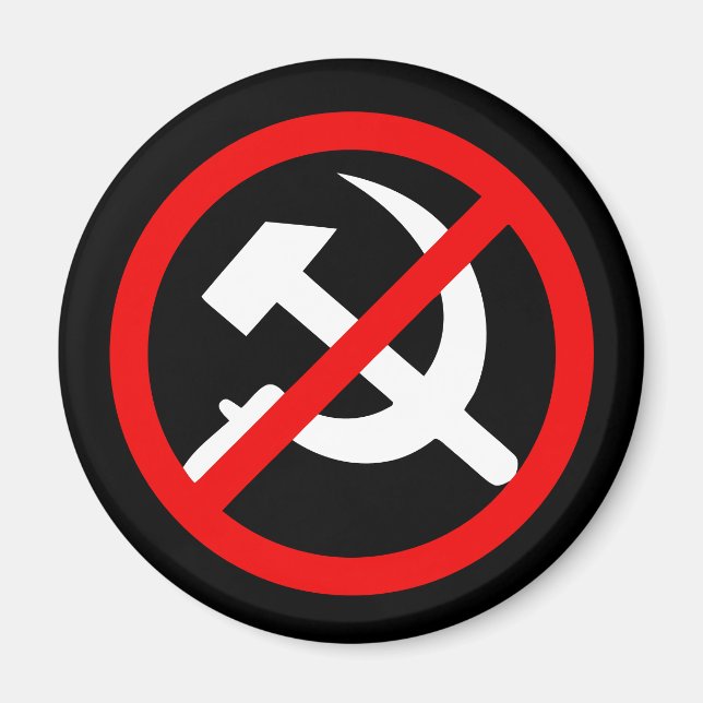 Antikommunistischer Kühlschrankmagnet Magnet (Vorne)