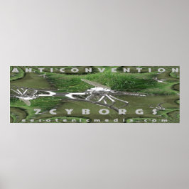 "Antikonvention" 90cm x 30cm Poster
