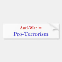 Antikriegs =, Pro-Terrorismus
