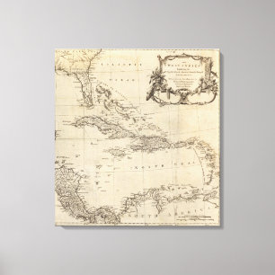 Antillen 2 leinwanddruck