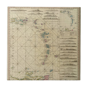 Antillen, Charibbee Inseln Fliese